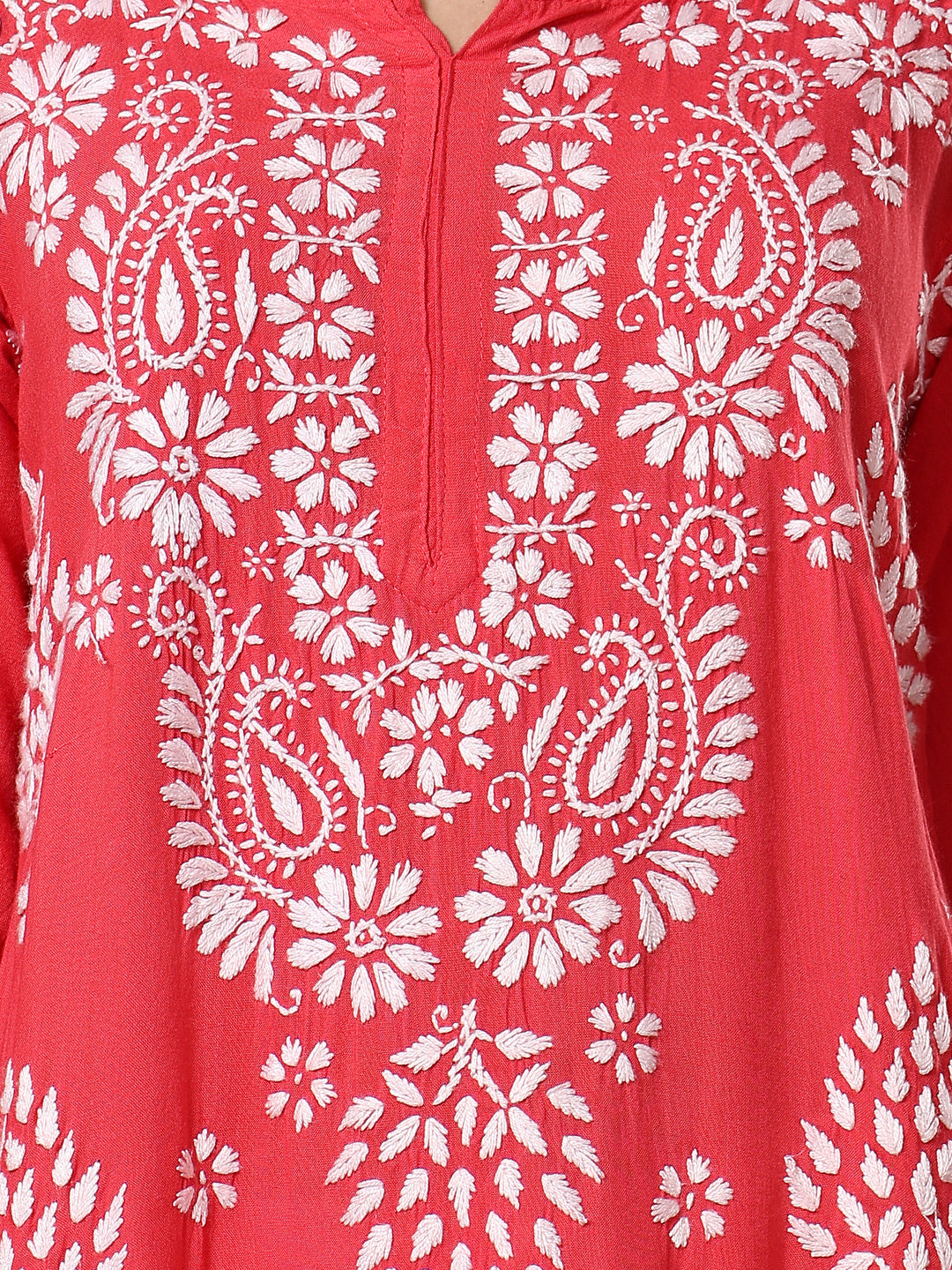 Neha Chikankari Rayon Straight Kurta