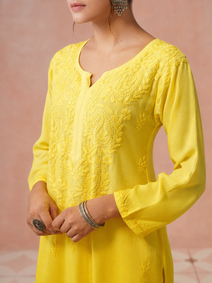 Arzoo Chikankari Ombre Rayon Co-ord Set