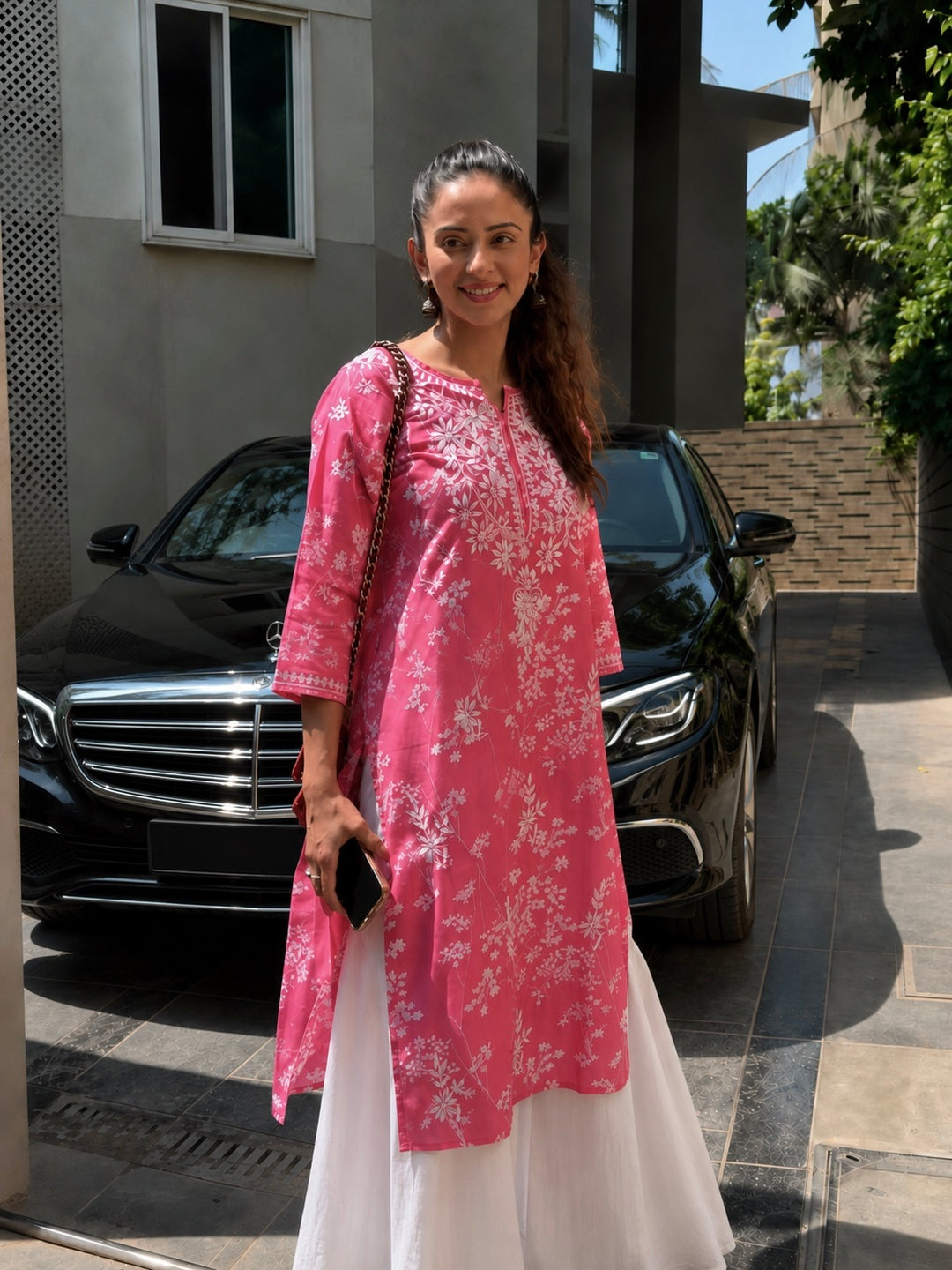 Zainab Chikankari Mulmul Straight Kurta