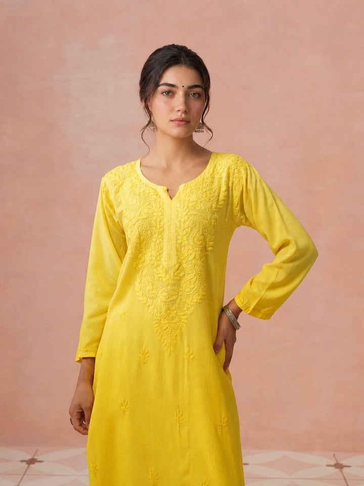 Arzoo Chikankari Ombre Rayon Co-ord Set