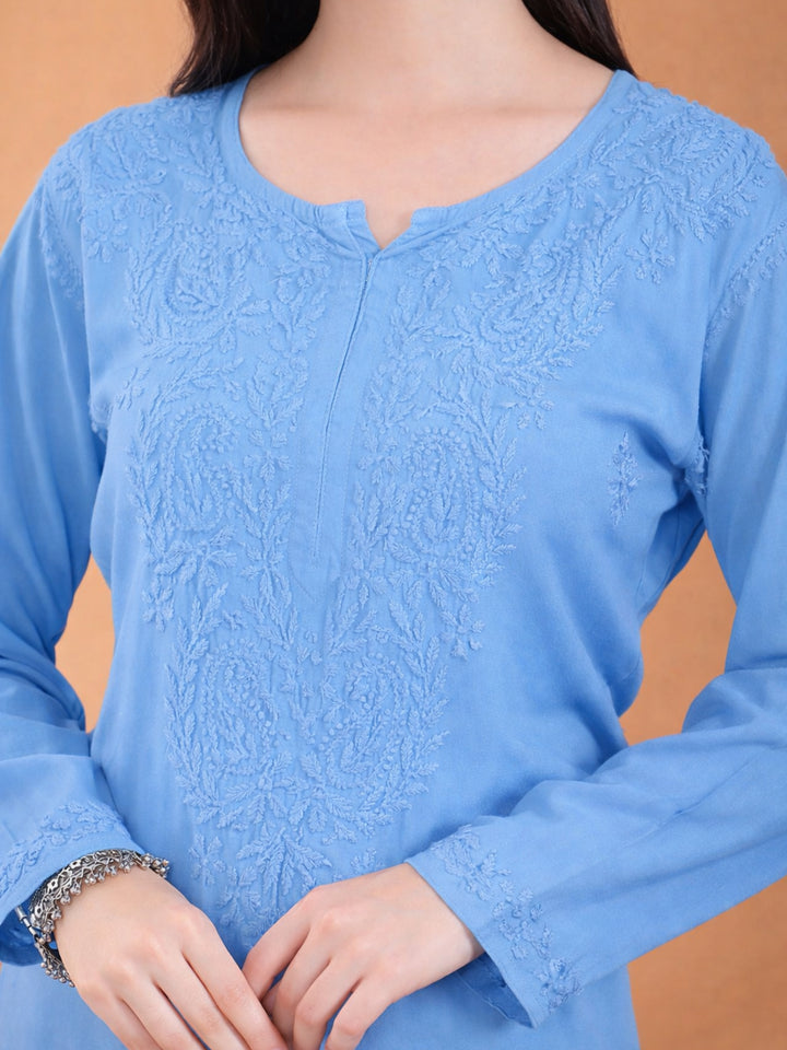 Maryam Chikankari Rayon Co-ord Set