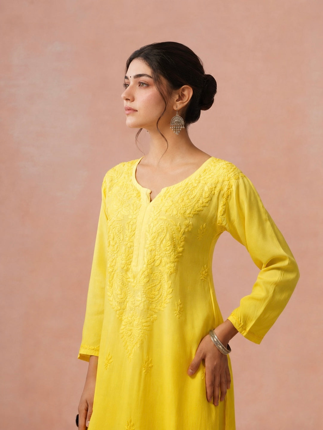 Arzoo Chikankari Ombre Rayon Co-ord Set
