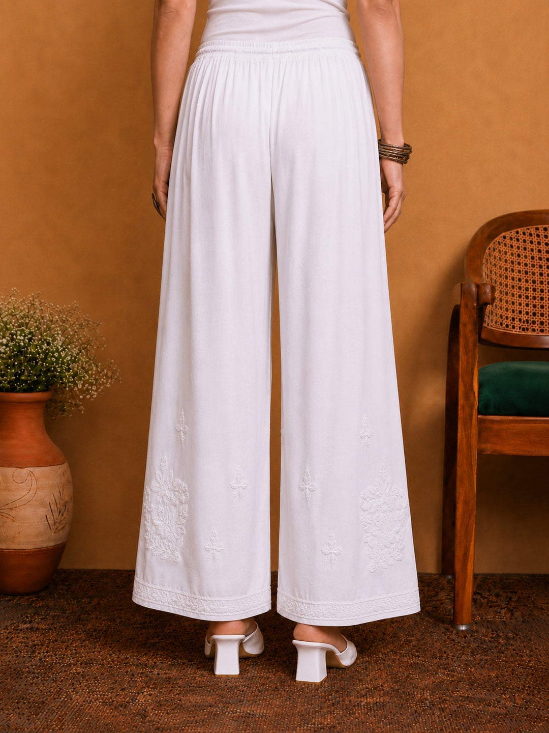 Nitu Chikankari Modal Palazzo