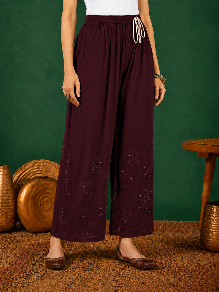 Jasmin Rayon Chikankari Mukaish Co-ord Set