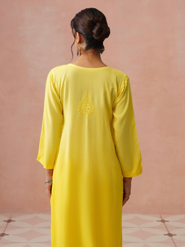 Arzoo Chikankari Ombre Rayon Co-ord Set