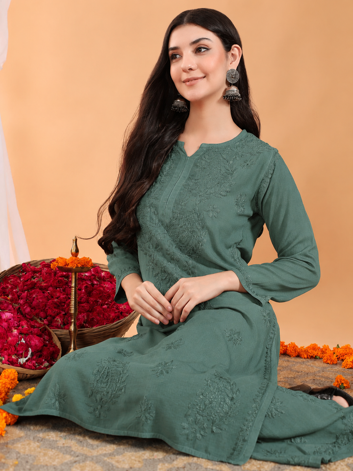 Mohini Chikankari Rayon Co-ord Set