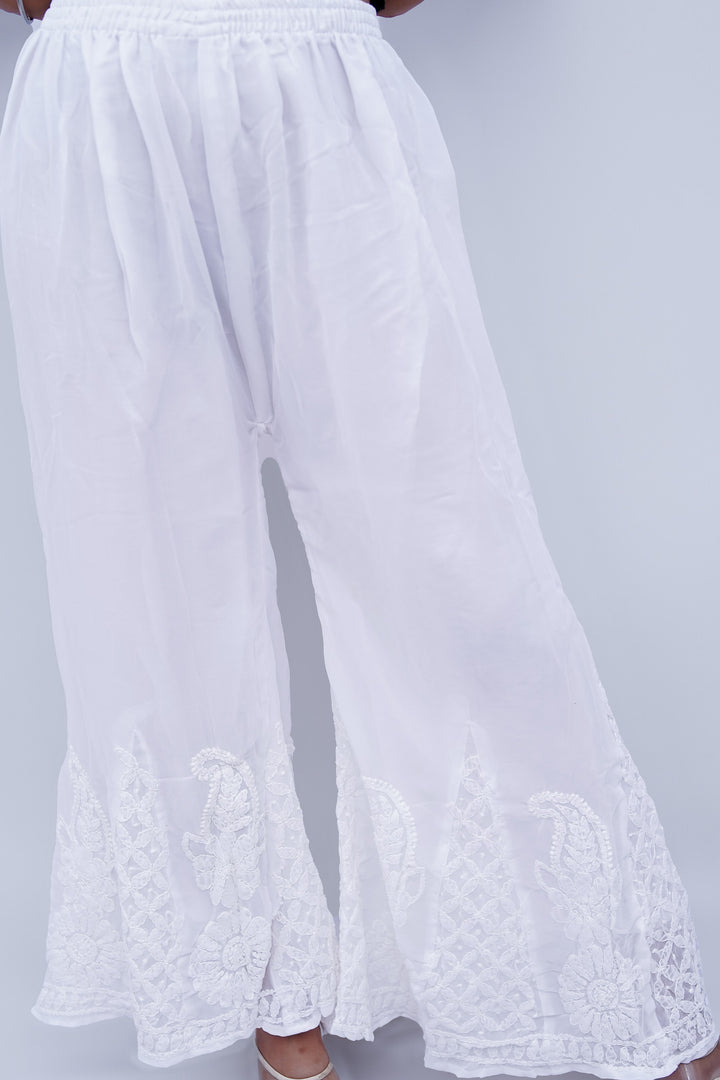 Zubi Chikankari Georgette Sharara