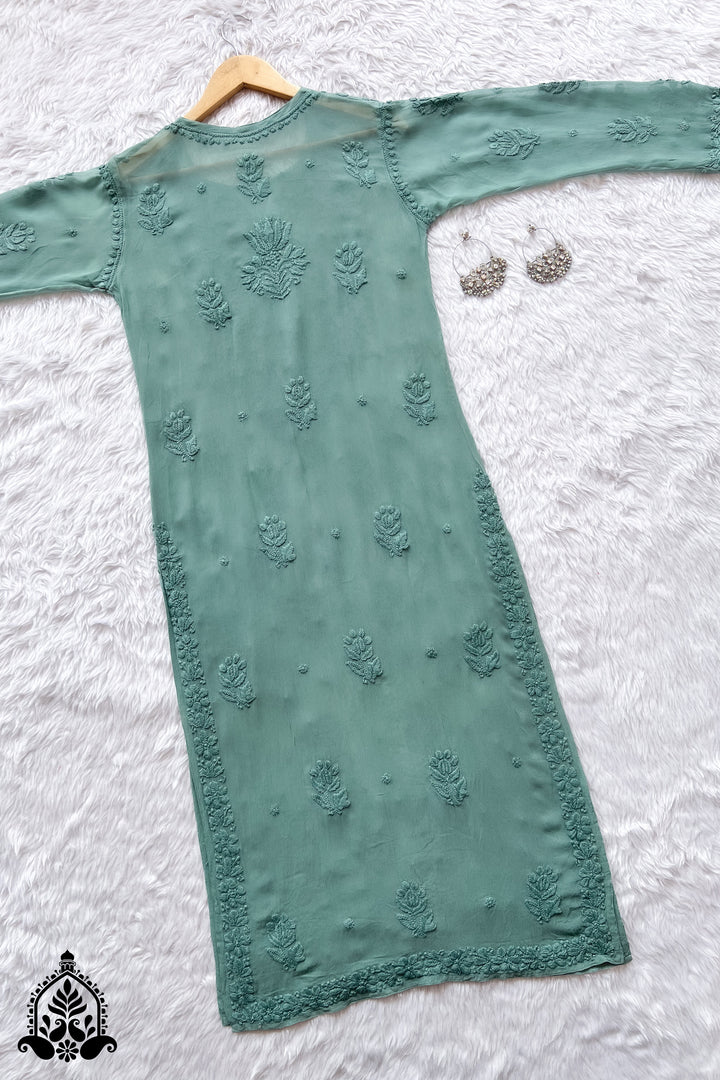 Suhana Premium Viscose Chikankari Straight Kurta