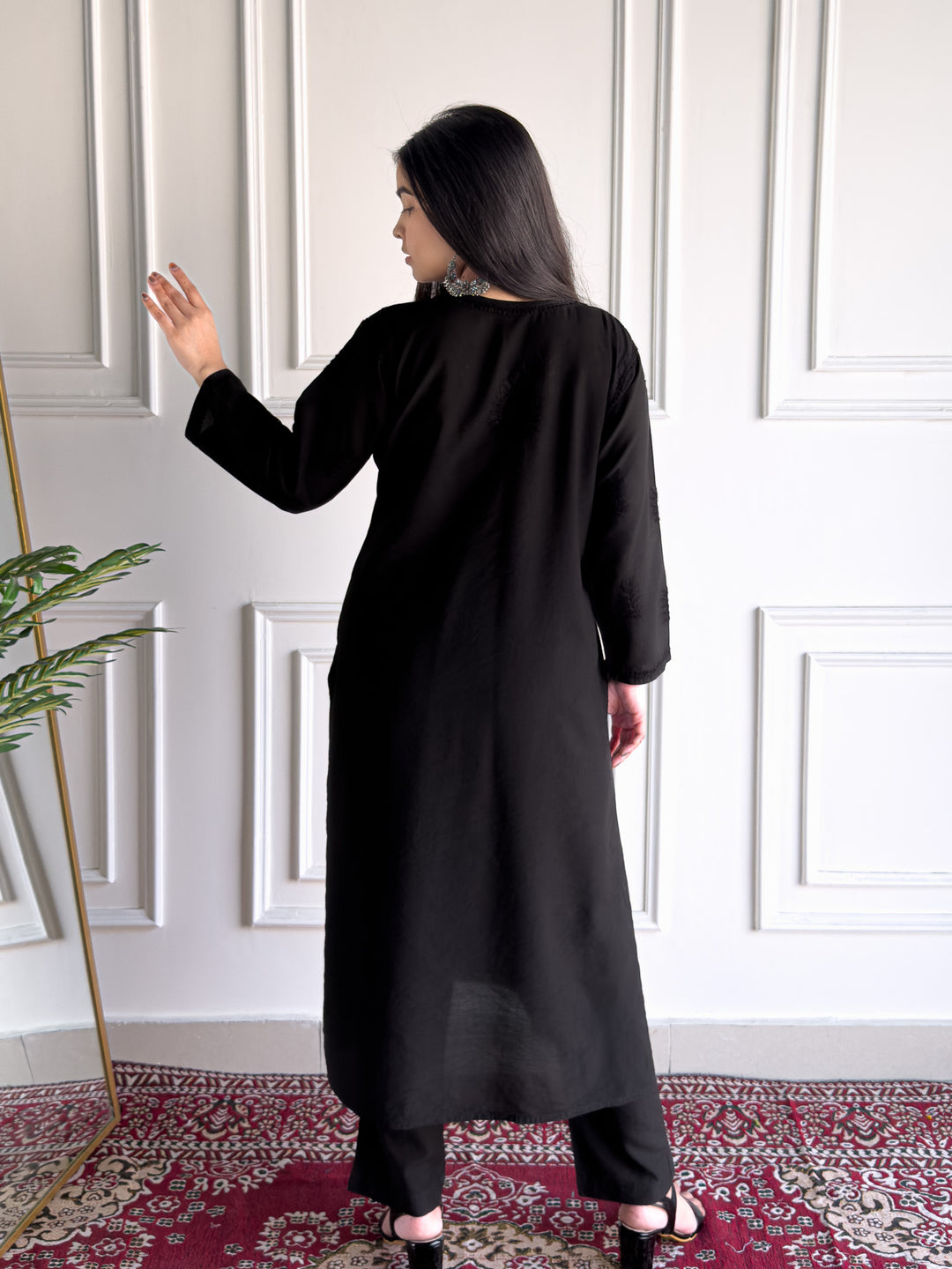 Karisma Chanderi Chikankari Mukaish Co-ord Set