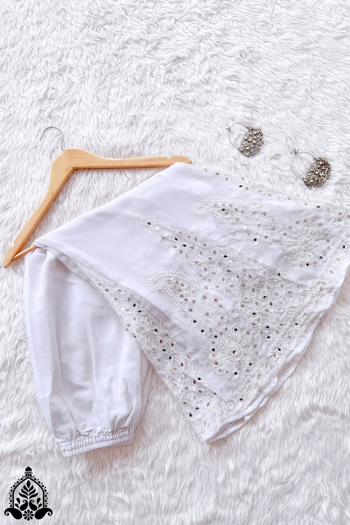 Fida Chikankari Short Mirror Co-ord Set