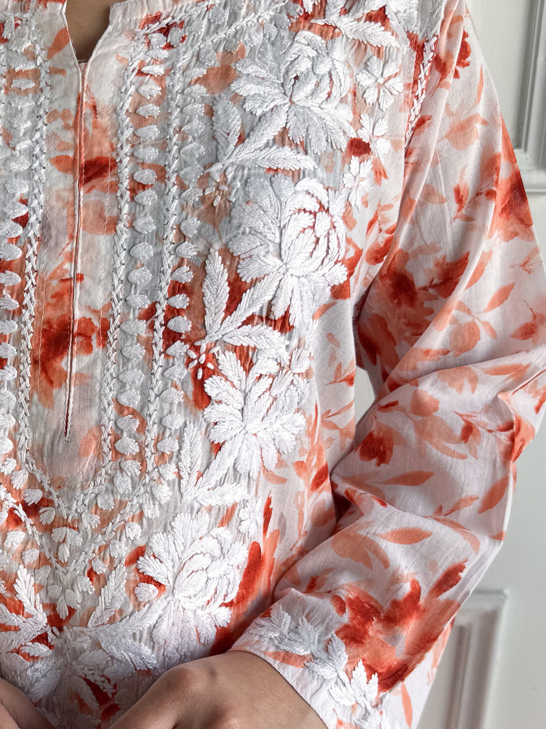 Bela Mulmul Chikankari Printed Co-ord Set