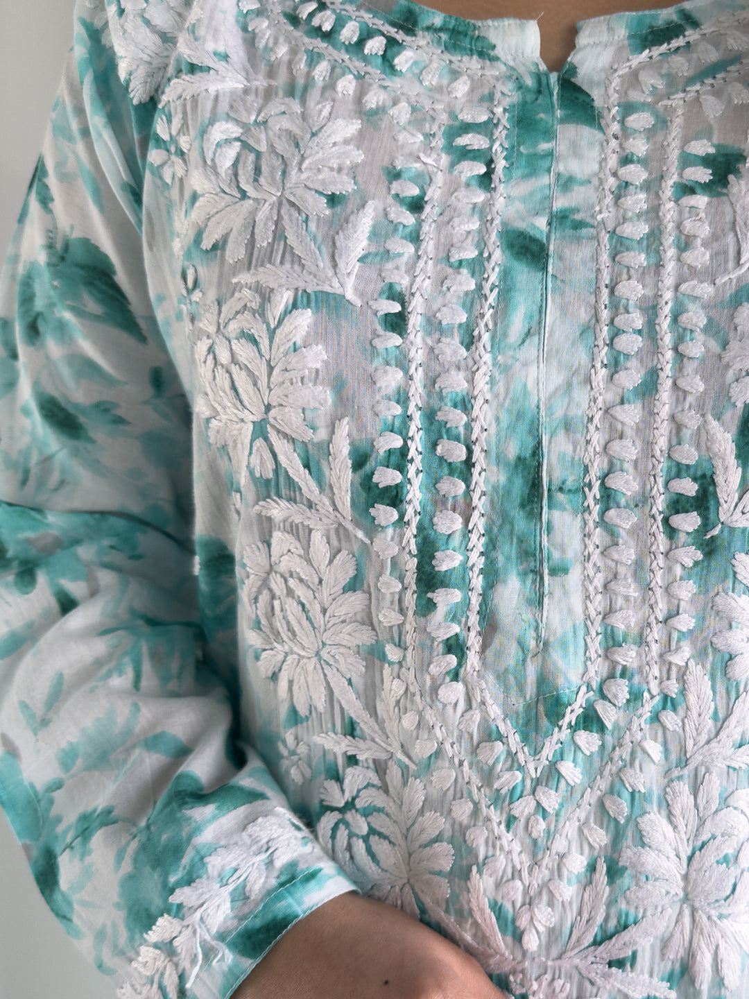 Bela Mulmul Chikankari Printed Co-ord Set