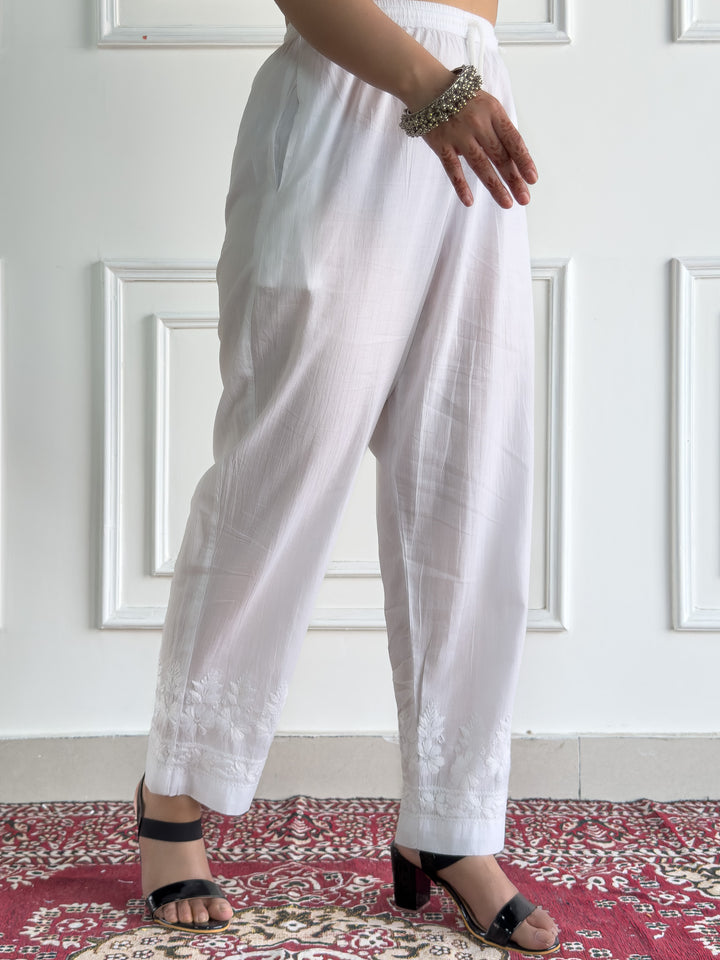 Samra Basic Cotton Straight Fit Pant