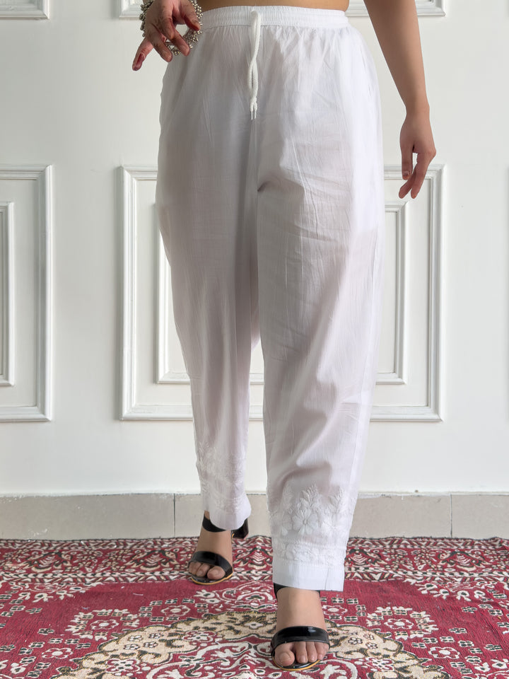 Samra Basic Cotton Straight Fit Pant