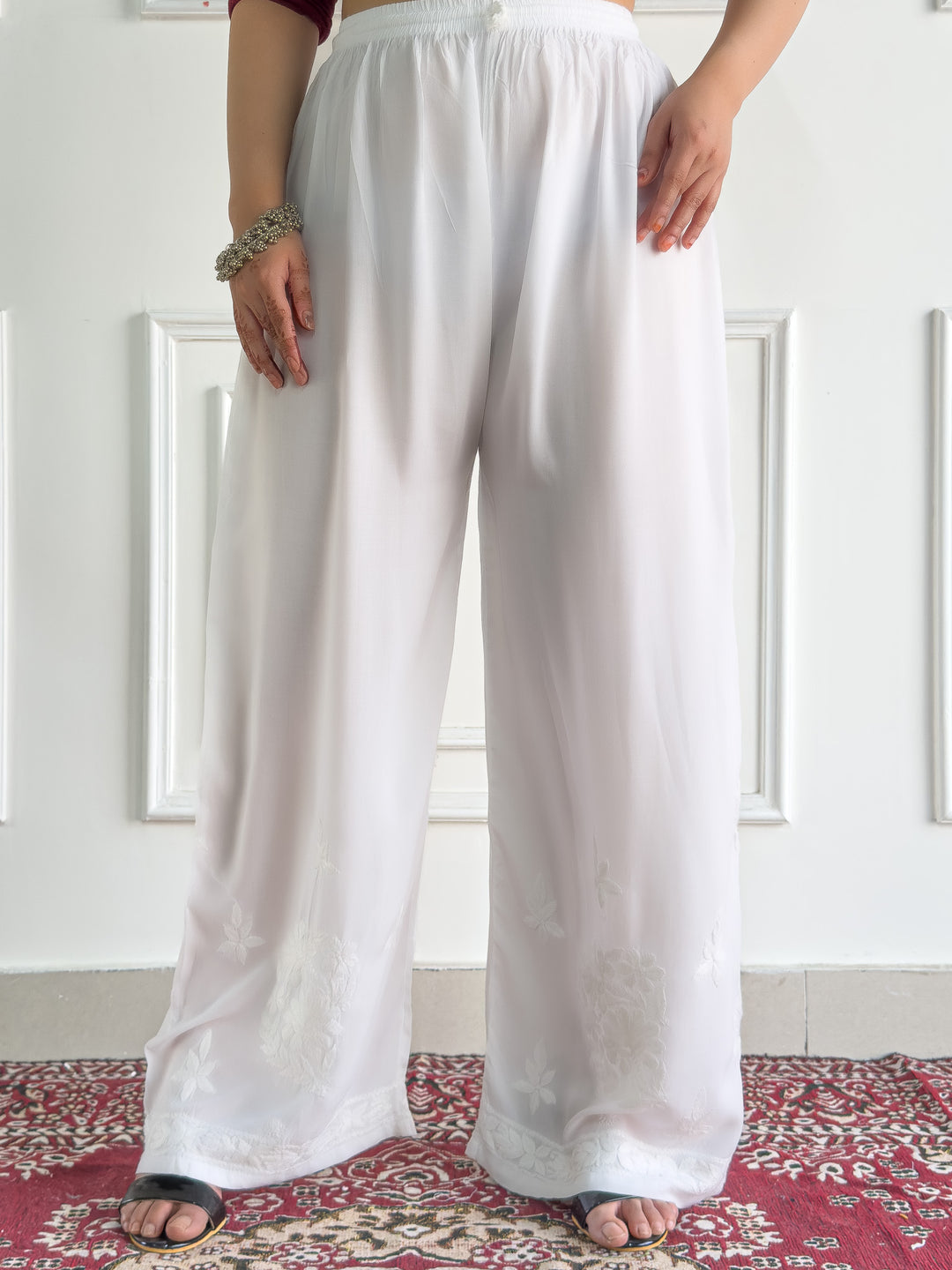 Nitu Chikankari Modal Palazzo