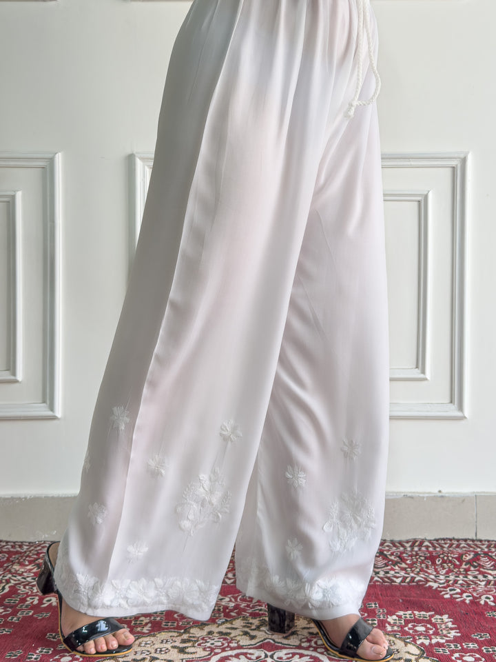 Aima Chikankari Modal Palazzo