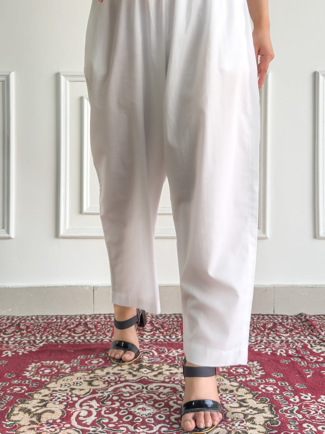 Rida Basic Cotton Straight Fit Pant