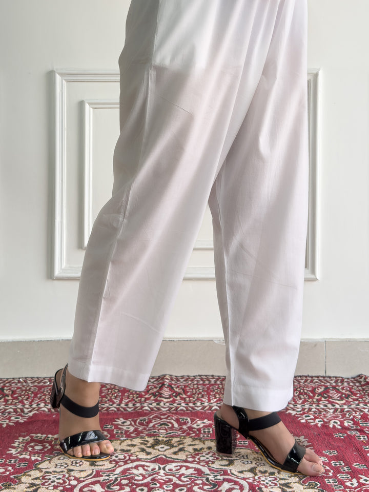 Rida Basic Cotton Straight Fit Pant