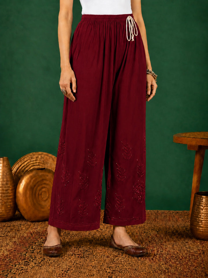 Jasmin Rayon Chikankari Mukaish Co-ord Set