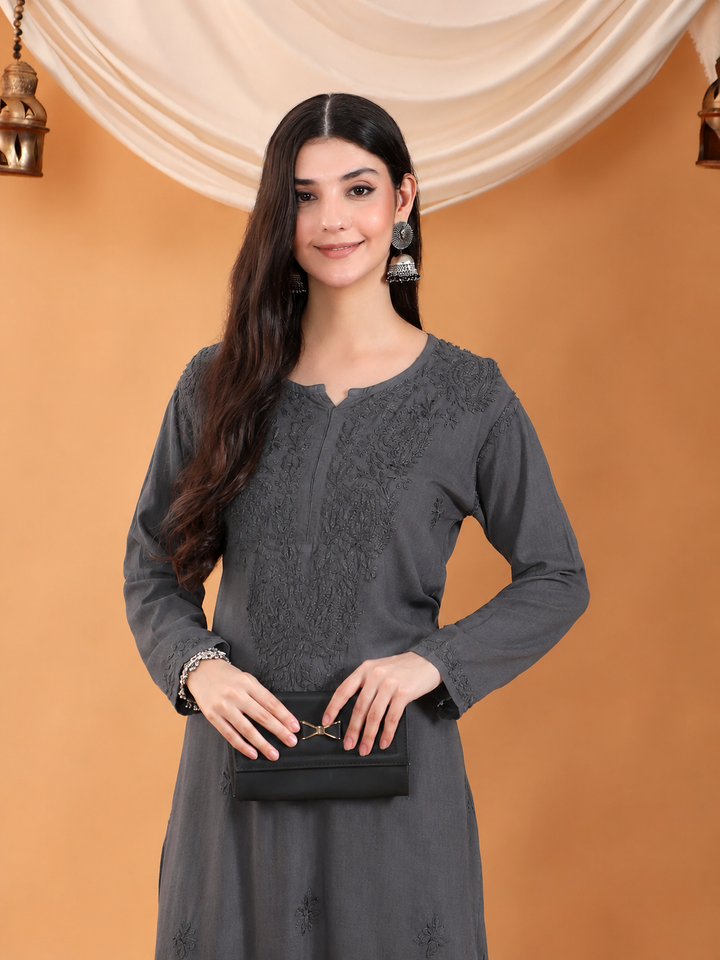 Mohini Chikankari Rayon Co-ord Set