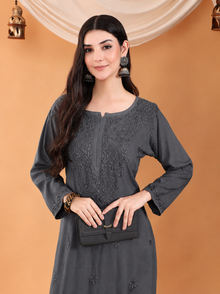 Mohini Chikankari Rayon Co-ord Set