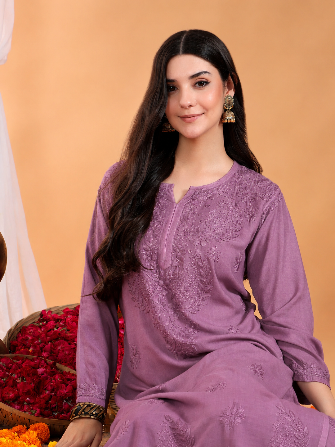 Mohini Chikankari Rayon Co-ord Set