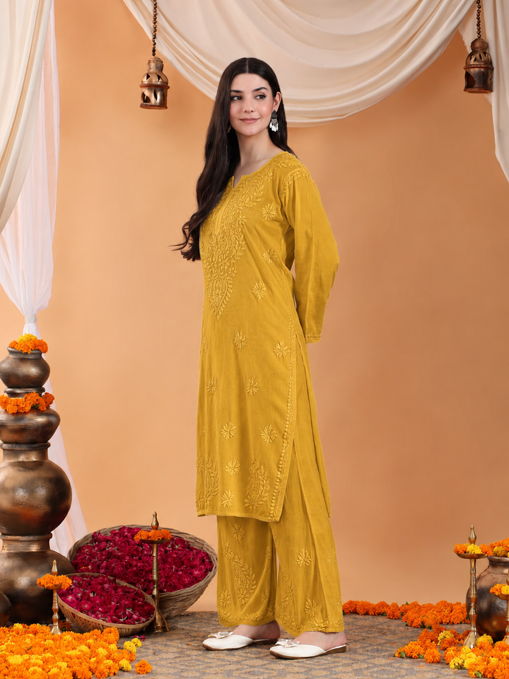 Mohini Chikankari Rayon Co-ord Set