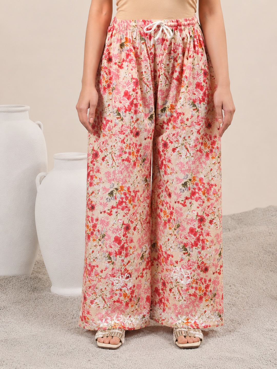 Manvi Mulmul Chikankari Printed Co-ord Set