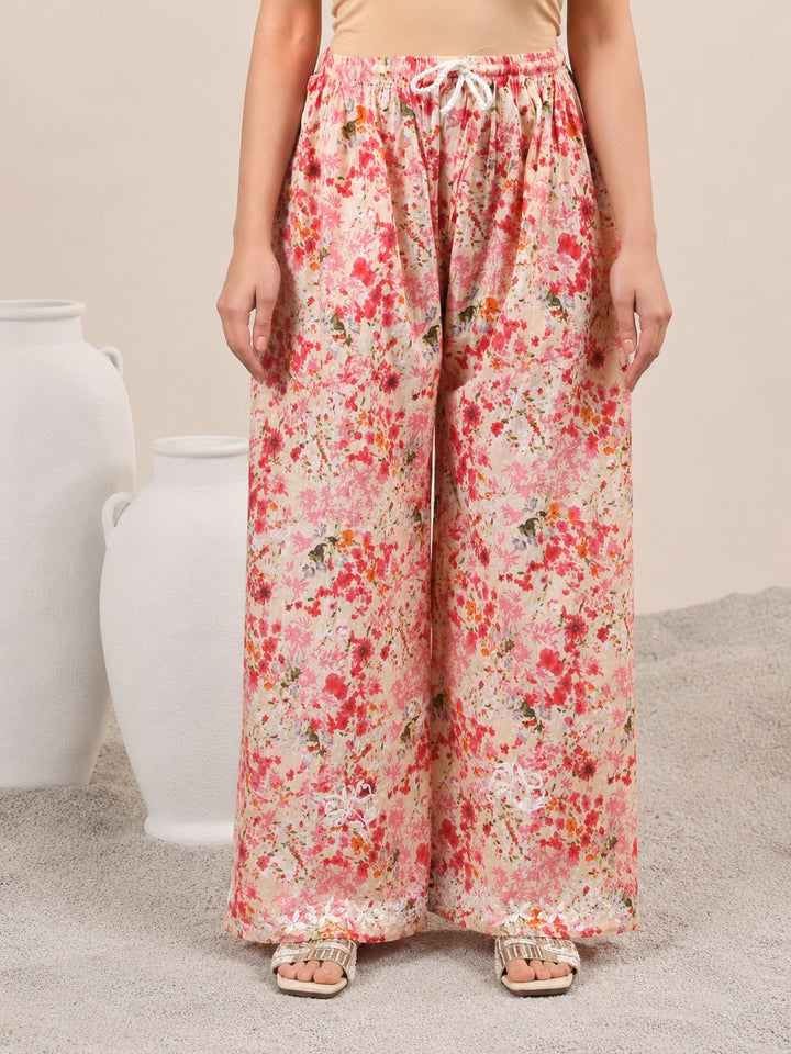 Manvi Mulmul Chikankari Printed Co-ord Set