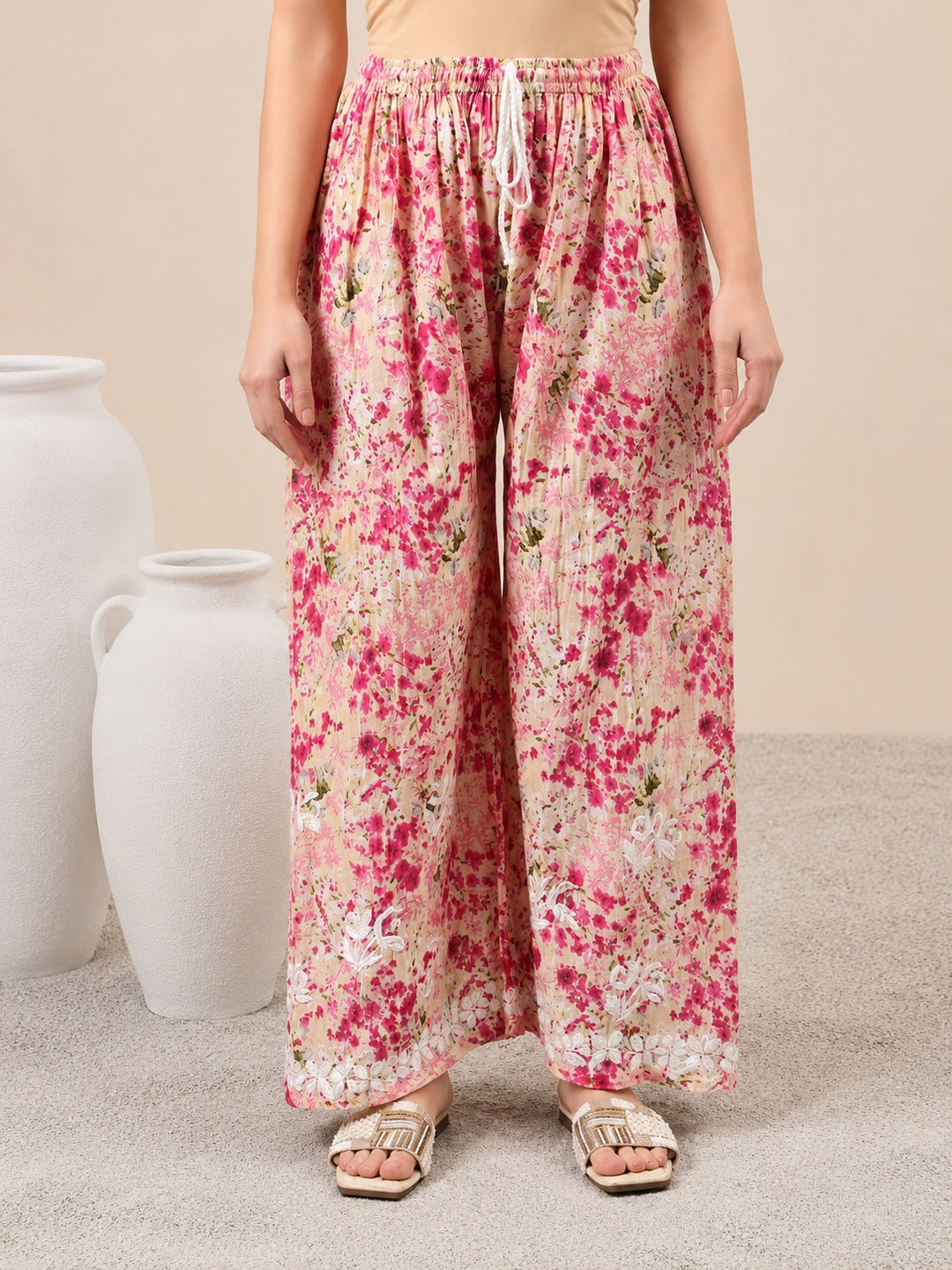 Manvi Mulmul Chikankari Printed Co-ord Set