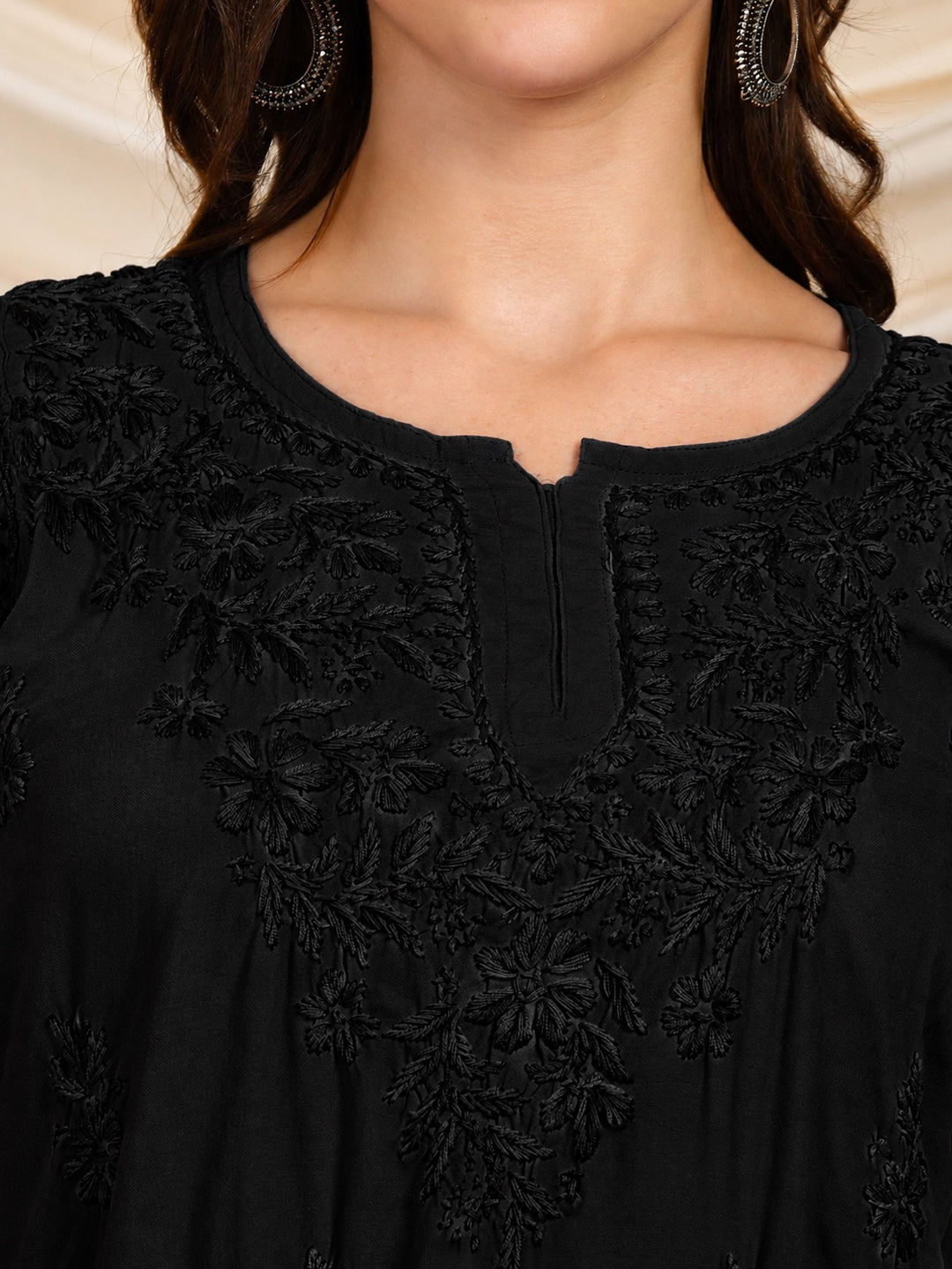 Akira Chikankari Rayon Short Kurti
