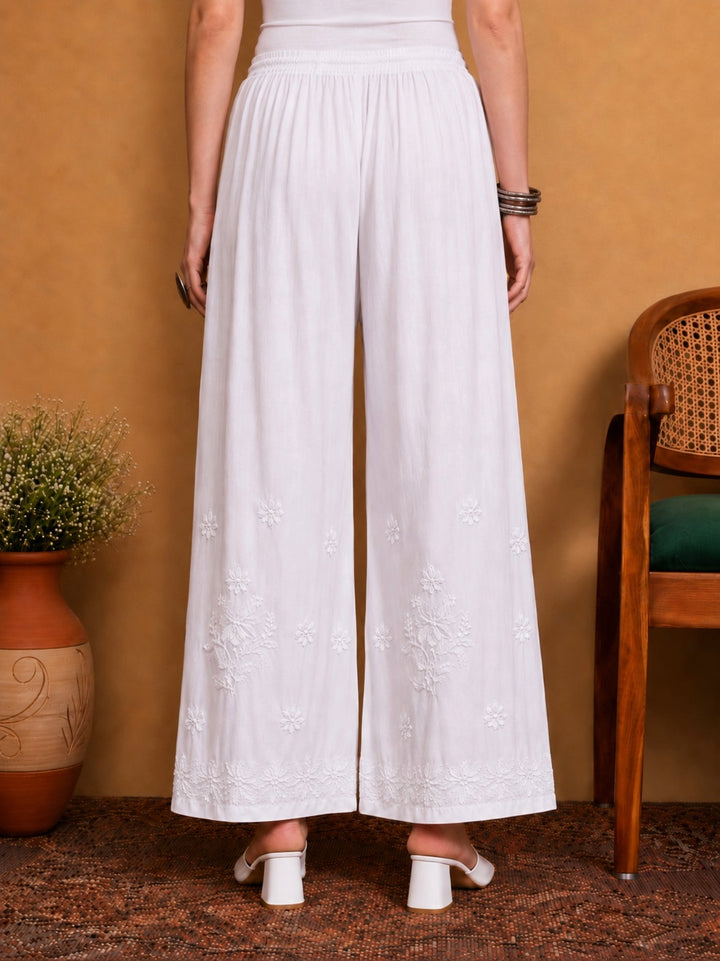 Aima Chikankari Modal Palazzo