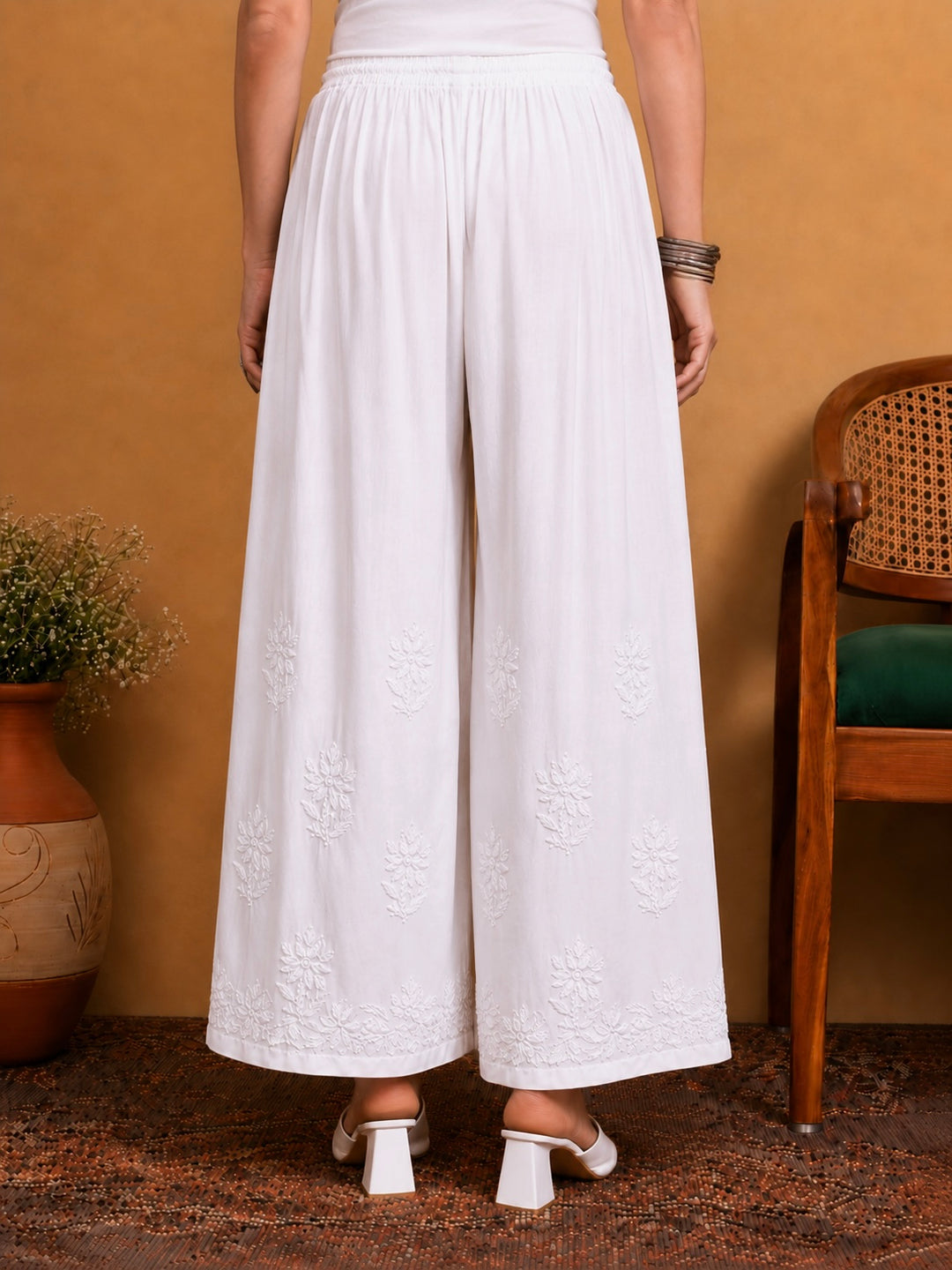 Iqra Chikankari Modal Palazzo