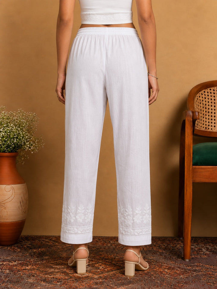 Samra Basic Cotton Straight Fit Pant