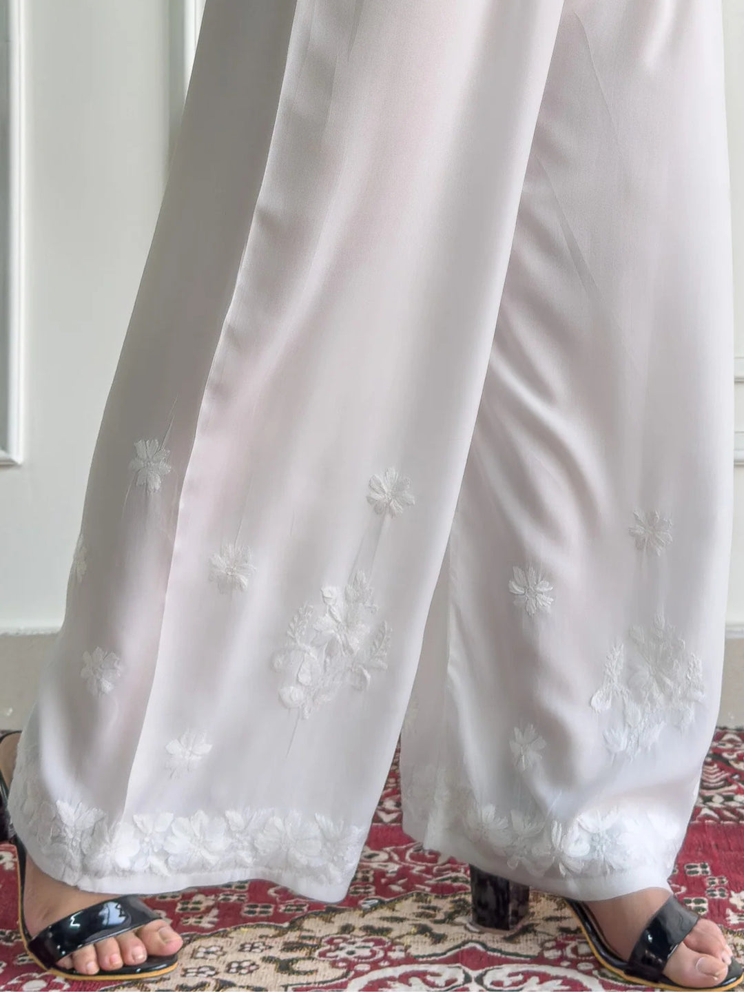 Aima Chikankari Modal Palazzo