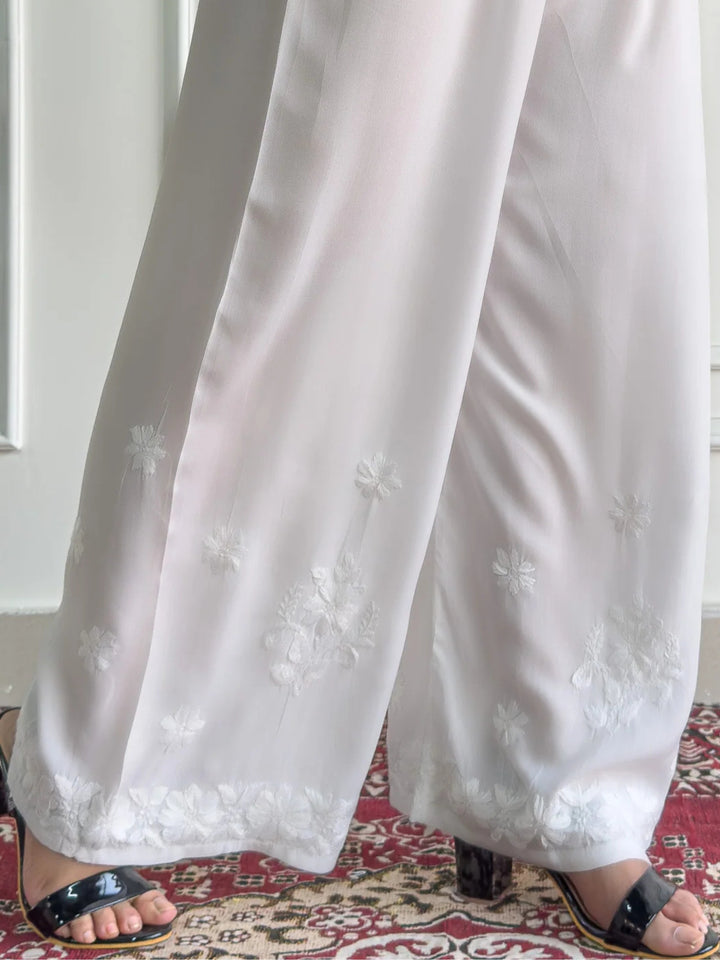 Aima Chikankari Modal Palazzo