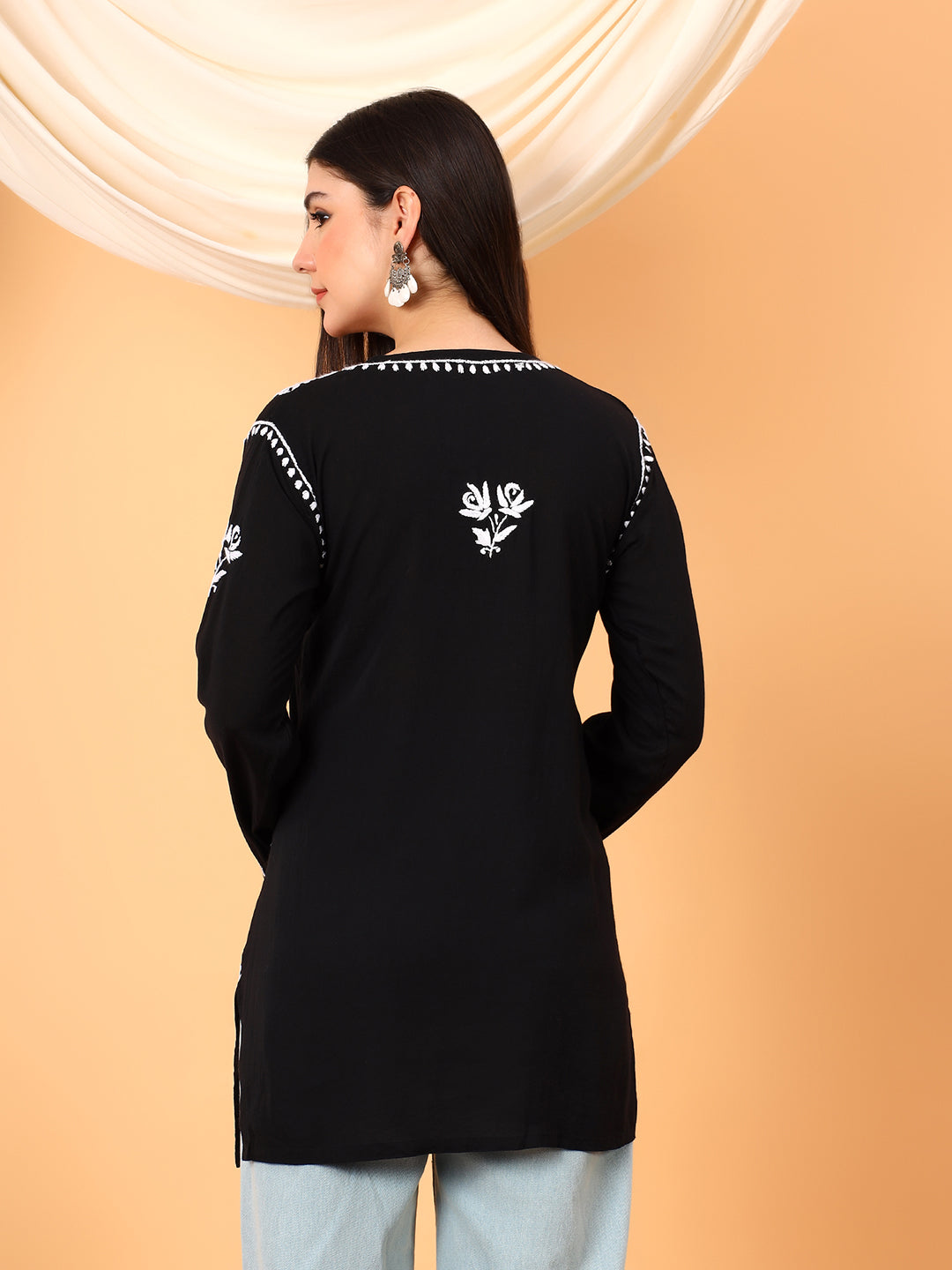 Alaya Modal Chikankari Short Kurti
