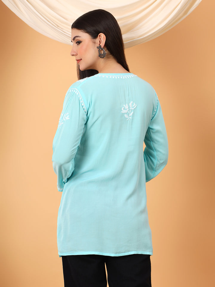 Alaya Modal Chikankari Short Kurti