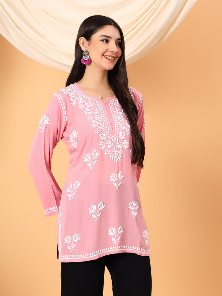 Alaya Modal Chikankari Short Kurti