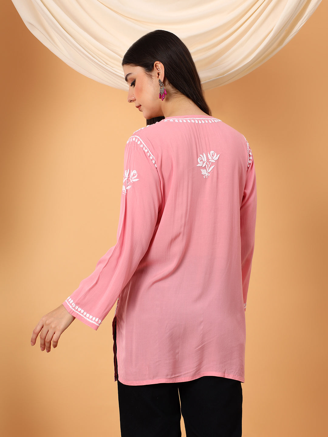 Alaya Modal Chikankari Short Kurti