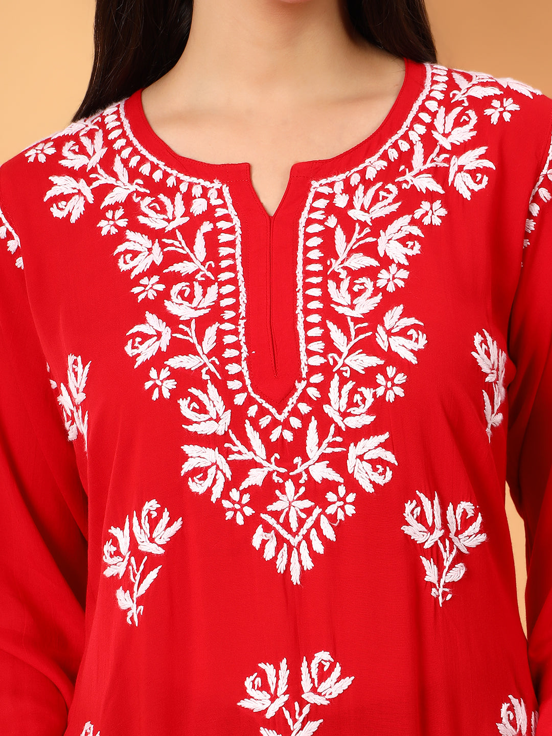 Alaya Modal Chikankari Short Kurti