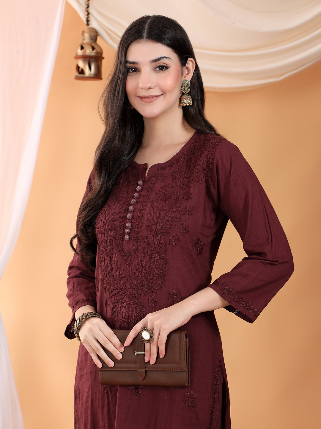 Ananya Chikankari Kurta Pant Cotton Co-ord Set