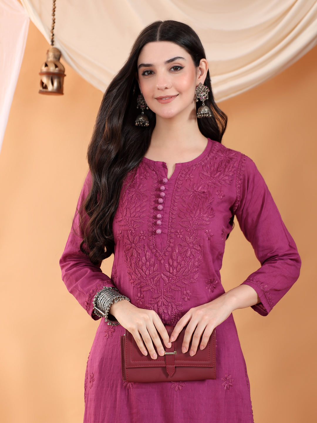 Ananya Chikankari Kurta Pant Cotton Co-ord Set