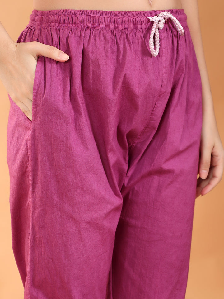 Ananya Chikankari Kurta Pant Cotton Co-ord Set