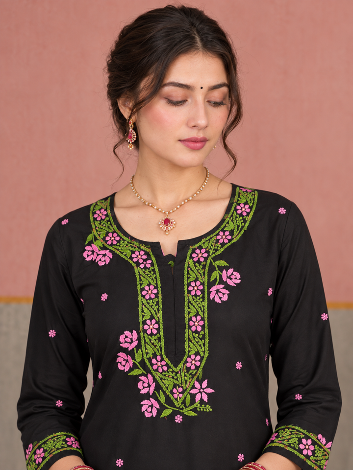 Apsara Rayon Chikankari Co-ord Set