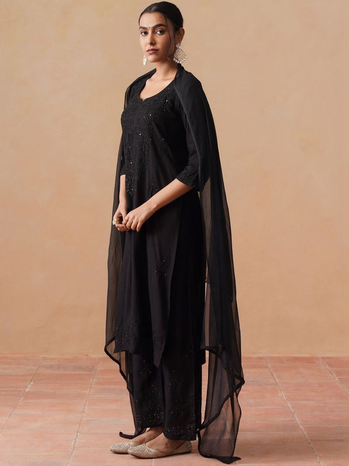 Kashish Rayon Chikankari Mukaish Co-ord Set