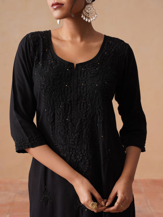 Kashish Rayon Chikankari Mukaish Co-ord Set