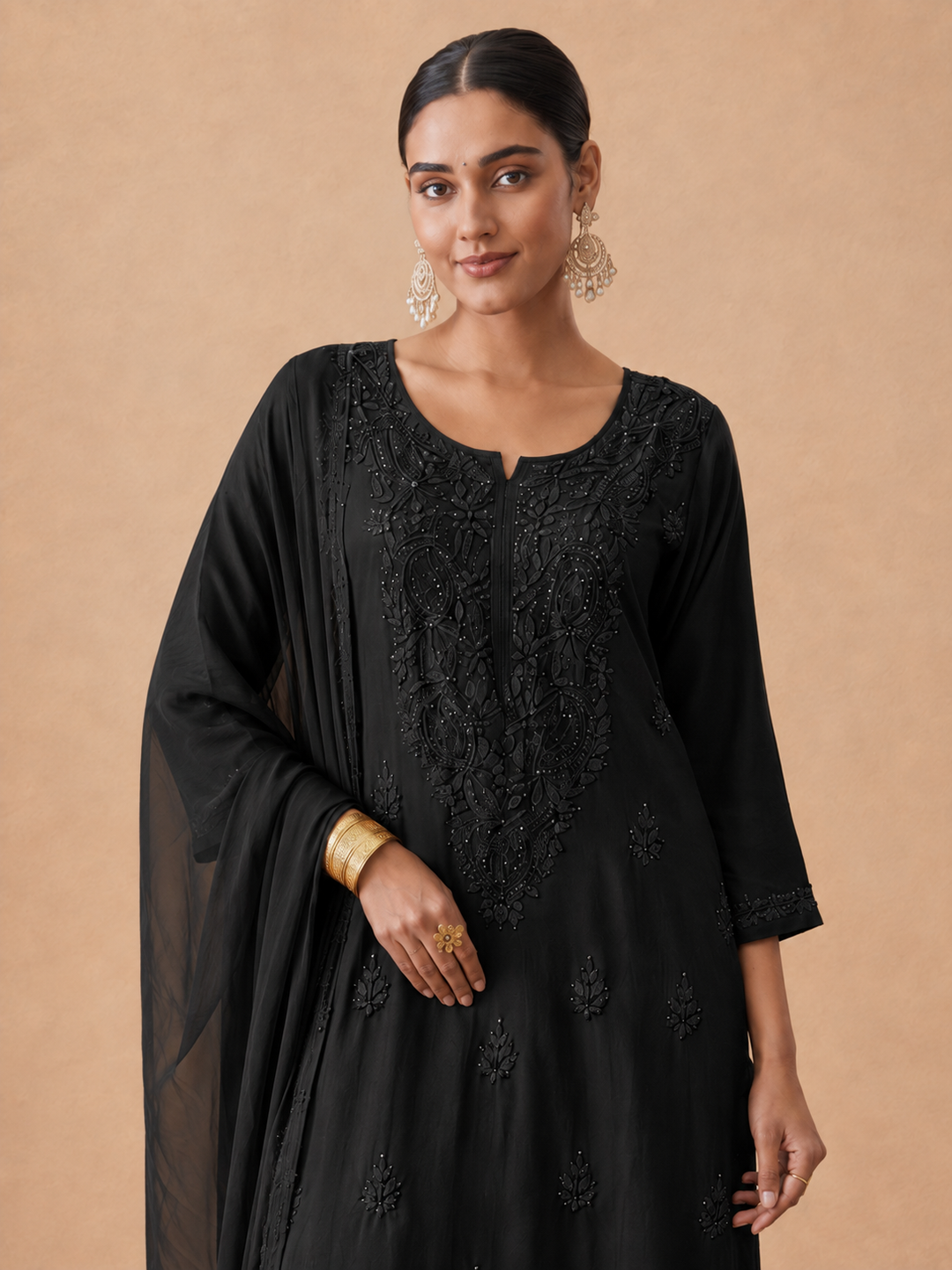 Kashish Rayon Chikankari Mukaish Co-ord Set