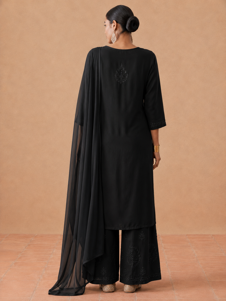 Kashish Rayon Chikankari Mukaish Co-ord Set