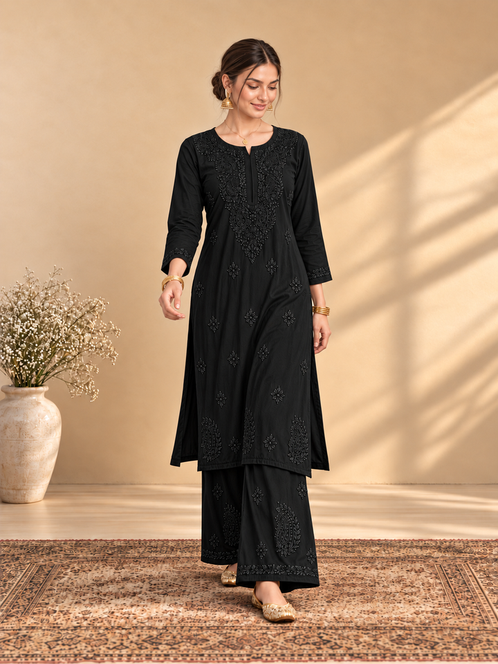 Maryam Chikankari Rayon Co-ord Set